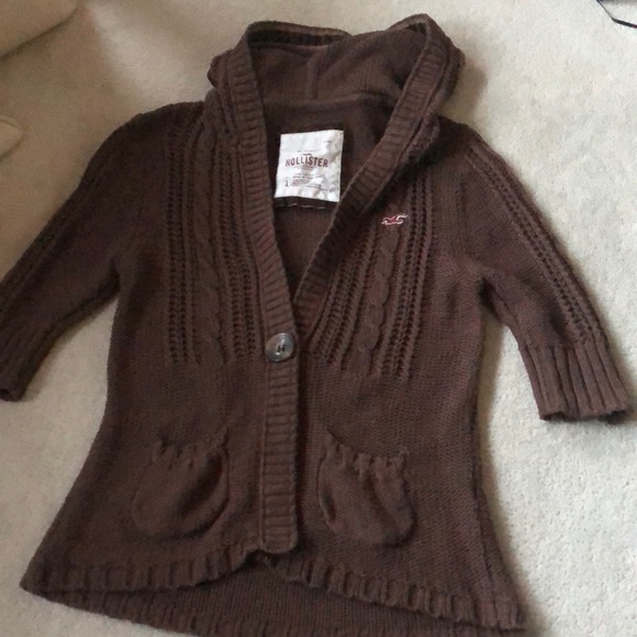 Hollister cable knit cardigan!